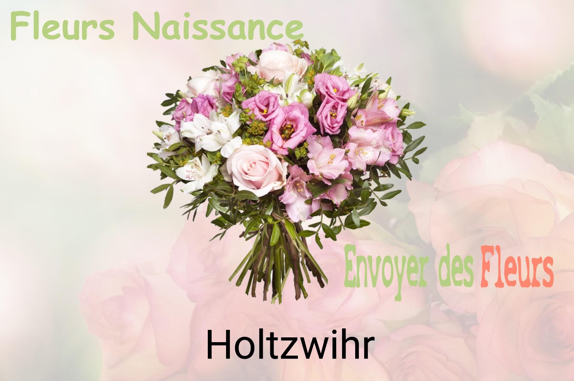 Bouquet de fleurs de naissance livré à Holtzwihr